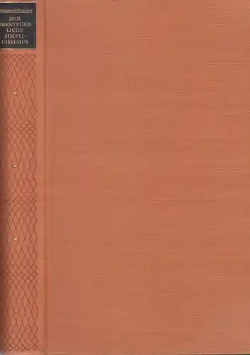 Buch: Der abenteuerliche Simplicissimus, Grimmelshausen, H. J. Chr. von, 1956