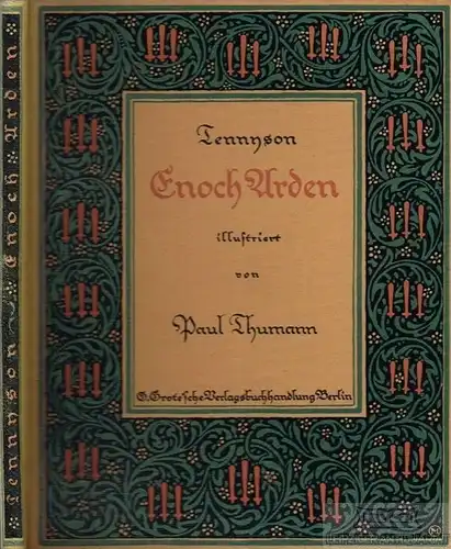 Buch: Enoch Arden, Tennyson, Alfred. 1912, G. Grote'sche Verlagsbuchhandlung