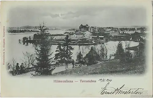 AK Hämeenlinna. Tavastehus. ca. 1900, Postkarte. Ca. 1900, gebraucht, gut