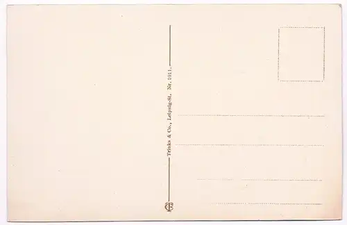 AK Leipzig. Südfriedhof - Krematorium. Rückseite mit Urnenhain. Postkarte