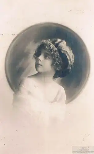 AK Hübsches Mädchen, Postkarte. Ca. 1910, gebraucht, gut
