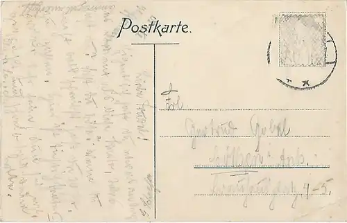 AK Cafe Arnold. Schkeuditz. ca. 1920, Postkarte. Ca. 1920, gebraucht, gut