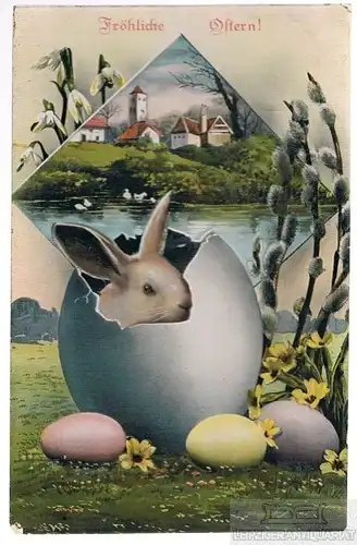 AK Fröhliche Ostern!, Postkarte. Osterkarte, gebraucht, gut