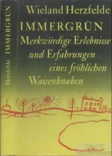 Buch: Immergrün, Herzfelde, Wieland. 1986, Aufbau Verlag, gebraucht, gut