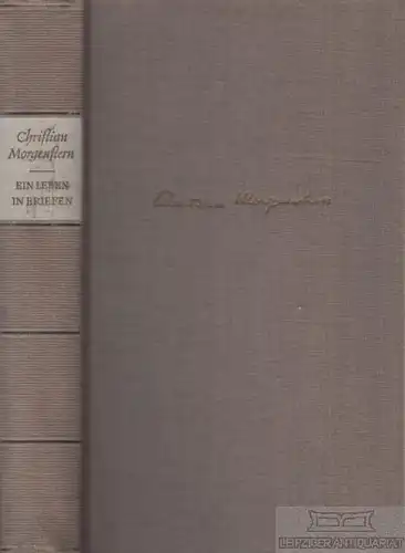 Buch: Ein Leben in Briefen, Morgenstern, Christian. 1952, Insel-Verlag