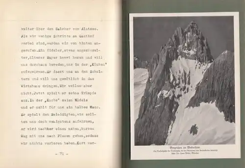 Buch: Durch die Bayrischen Alpen, Pfitzner, Richard. 1923, gebraucht, gut