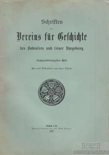 Buch: Schriften des Vereins für Geschichte des Bodensees und... Schaltegger, Fr