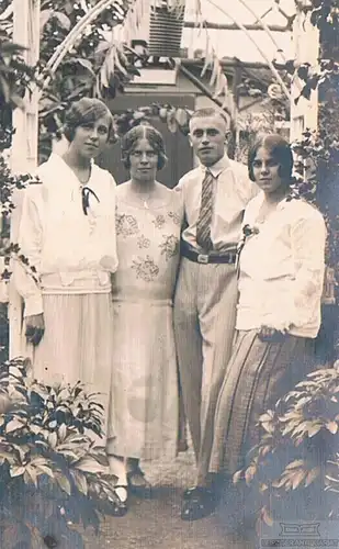 AK Familienfoto. 1925, Postkarte. Fotokarte, 1925, gebraucht, gut