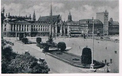 AK Leipzig. Karl Marx Platz, Postkarte, gebraucht, gut