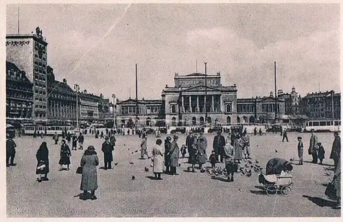 AK Leipzig. Augustusplatz mit Neuem Theater, Postkarte, gebraucht, gut