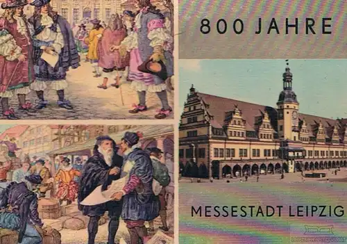 AK 800 Jahre Messestadt Leipzig, Postkarte. Nr. 1512, VEB Bild und Heimat Verlag