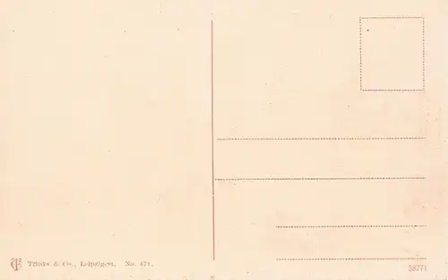 AK Leipzig. Neues Rathaus von Süden, Postkarte. No. 471, Verlag Trinks & Co