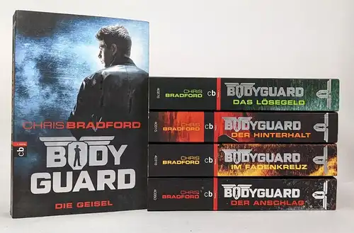 5 Bücher Chris Bradford: Bodyguard 1-5, Geisel, Lösegeld, Hinterhalt, Fadenkreuz