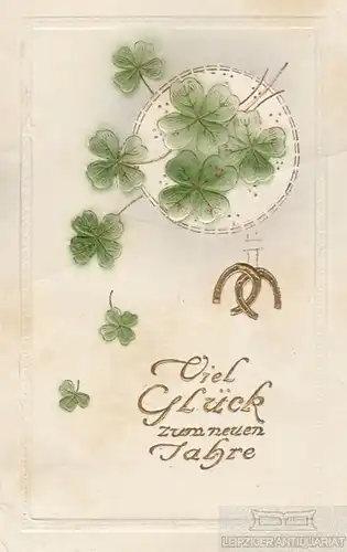 AK Viel Glück zum neuen Jahre, Postkarte. Neujahrskarte, 1913, gebraucht, gut