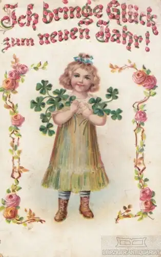 AK Ich bringe Glück zum neuen Jahr!, Postkarte. Neujahrskarte, 1907