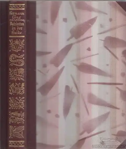 Buch: Dahinten in der Haide, Löns, Hermann. 1924, Roman, gebraucht, gut