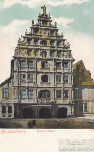 AK Braunschweig. Gewandhaus. ca. 1906, Postkarte. Serien Nr, ca. 1906