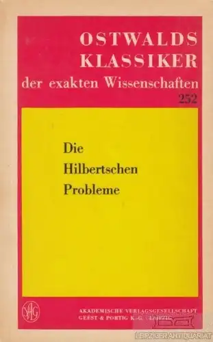 Buch: Ostwalds Klassiker der exakten Wissenschaften Band 252, Ostwald, Wilhelm
