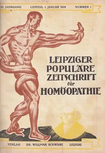 Leipziger populäre Zeitschrift für Homöopathie, 60. Jahrgang 1929, 1... Bahmann
