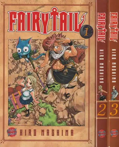 Manga: Fairy Tail 1-3, Hiro Mashima, 3 Bände, Carlsen Manga, gebraucht, gut