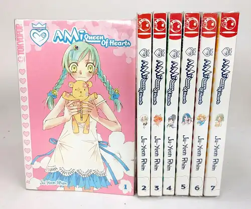 Manga: Ami - Queen of Hearts 1-7, Ju-Rhim, 7 Bände, Tokyopop, Manhwa