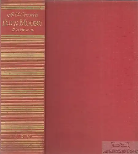Buch: Lucy Moore, Cronin, A. J. 1959, Paul Zsolnay Verlag, Roman, gebraucht, gut