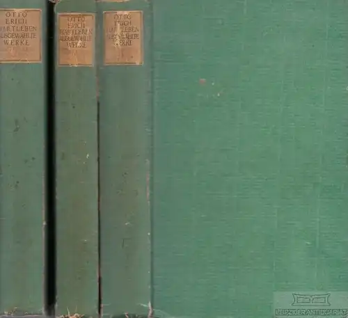 Buch: Ausgewählte Werke in drei Bänden, Hartleben, Otto Erich. 3 Bände, 1911