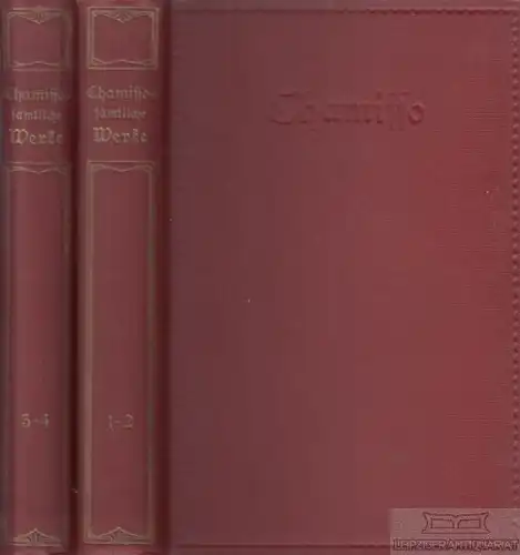 Buch: Chamissos Werke, Chamisso, Adelbert von. 4 in 2 Bände, 1979