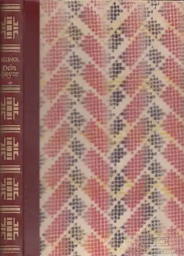 Buch: Hein Hoyer, Blunck, Hans Friedrich. 1922, Deutsche Hausbücherei