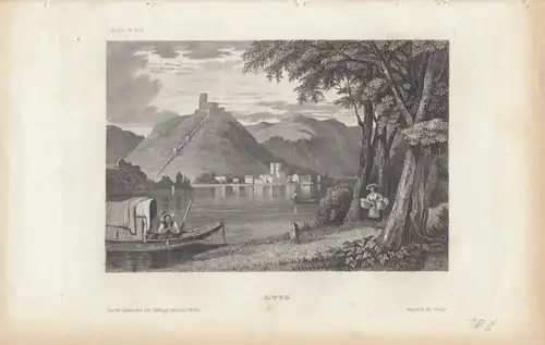 Lugo. aus Meyers Universum, Stahlstich. Kunstgrafik, 1850, gebraucht, gut 264421