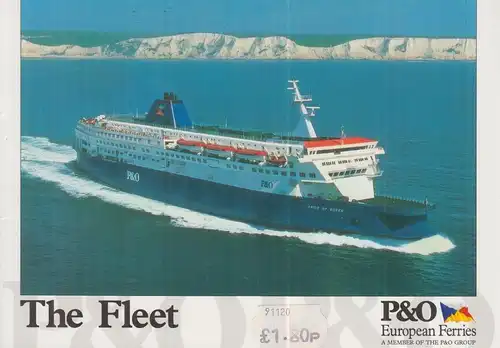Heft: The Fleet. P&O European Ferries, gebraucht, gut, englischsprachig