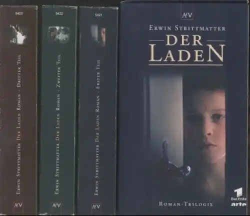 Buch: Der Laden, Strittmatter, Erwin. 3 Bände, Aufbau Taschenbuch 5421 - 5423