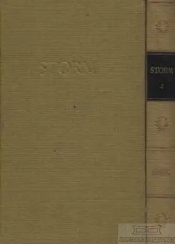 Buch: Storms Werke in zwei Bänden, Storm, Theodor. 2 Bände, 1966, Aufbau-Verlag