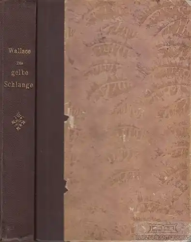 Buch: Die gelbe Schlange, Wallace, Edgar, Wilhelm Goldmann Verlag