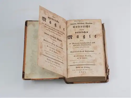 Buch: Die natürliche Magie. Band 7, Martius, Johann Nikolaus / Rosenthal, G. E