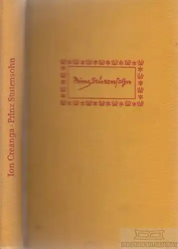 Buch: Prinz Stutensohn, Creanga, Ion. 1954, Aufbau-Verlag, gebraucht, gut
