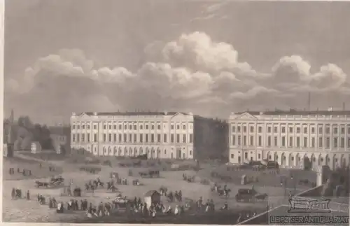 Place Louis XVI in Paris. aus Meyers Universum, Stahlstich. Kunstgrafik,  266216