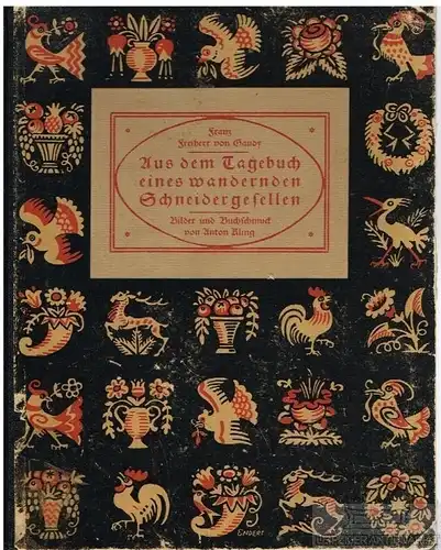 Buch: Aus dem Tagebuch eines wandernden Schneidergesellen, Gaudy, Phoebus-Verlag