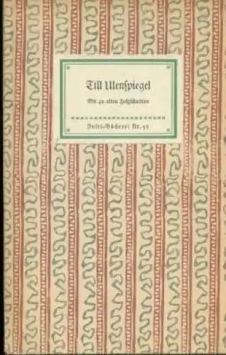 Insel-Bücherei 56, Ein kurzweilig Lesen vom Till Ulenspiegel, Kleukens. 1953