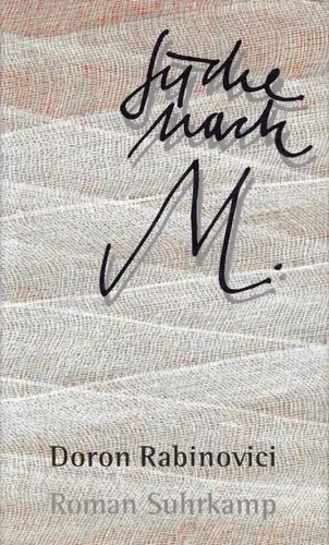 Buch: Suche nach M, Rabinovici, Doron. 1997, Suhrkamp Verlag