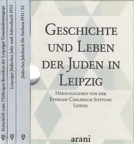 Buch: Geschichte und Leben der Juden in Leipzig, Grubel, Fred u.a. 3 Bände, 1994