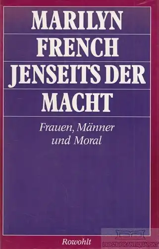 Buch: Jenseits der Macht, French, Marilyn. 985, Rowohlt Verlag, gebraucht, gut