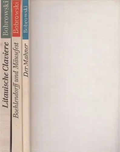 Buch: Der Mahner. Boehlendorff und Mäusefest. Litauische Claviere, Bobrowski