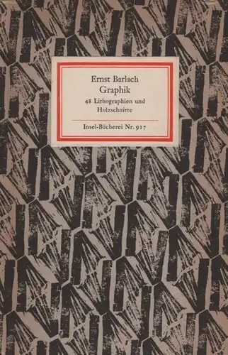 Insel-Bücherei 917, Ernst Barlach. Graphik, Jansen, Elmar. 1970, Insel-Verlag