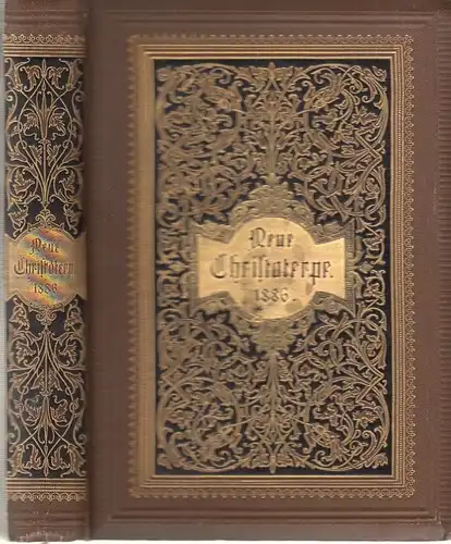 Buch: Neue Christoterpe 1886, Kögel, Rudolf / Frommel, E. / Baur, W. 1886