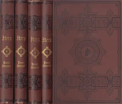 Buch: Geschichte der neueren Litteratur, 4 Bände, Stern, Adolf, 1882