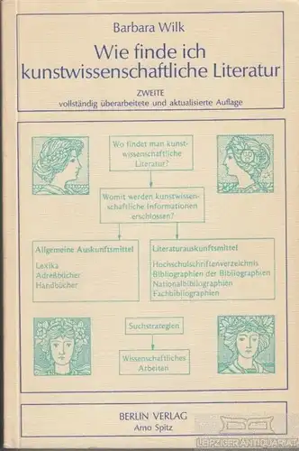 Buch: Wie finde ich kunstwissenschaftliche Literatur?, Wilk, Barbara. 1987