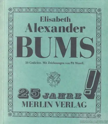 Buch: Bums, Alexander, Elisabeth. Merlin Handbuch, 1971, Merlin Verlag