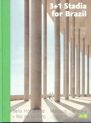 Buch: 3 + 1 Stadia for Brazil, Jaeger, Falk. 2014, jovis Verlag, gebraucht, gut