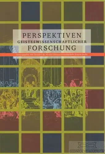 Buch: Perspektiven Geisteswissenschaftlicher Forschung, Seeba. 2002